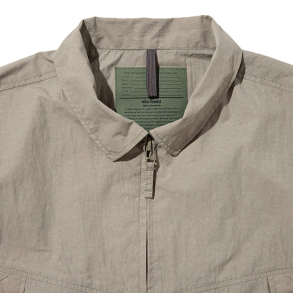 WILD THINGS MONSTER S/S SHIRT ワイルドシングス モンスター ショートスリーブ シャツ WT26003SK【メンズ 半袖 フロントジップ 通気性 26SS】
