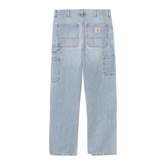 Carhartt WIP DOUBLE KNEE PANT - DENIM カーハートワークインプログレス ダブルニーパンツ - デニム I032699【メンズ ワークパンツ ダブルニー デニムパンツ メンズ ストレートパンツ 26SS】