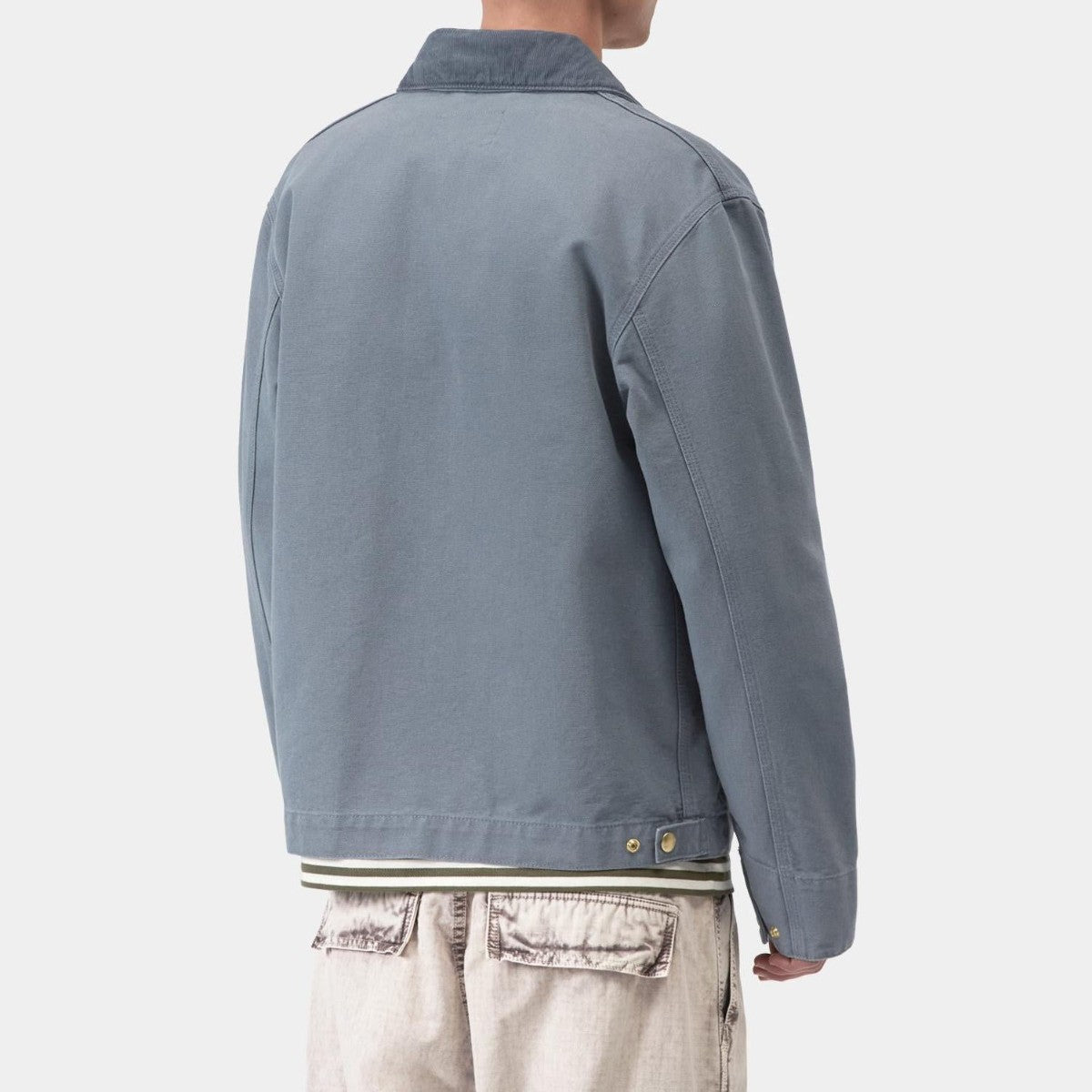 Carhartt WIP DETROIT JACKET (SPRING) - STONE CANVAS カーハートワークインプログレス デトロイトジャケット(春用) - ストーンキャンバス I034819【メンズ ワークジャケット キャンバスジャケット  26SS】