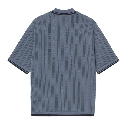 Carhartt WIP S/S RAMSEY POLO カーハートワークインプログレス ショートスリーブラムジーポロ I036168【メンズ コットンニット 軽量ニット アジュール編み ニットポロ 26SS】