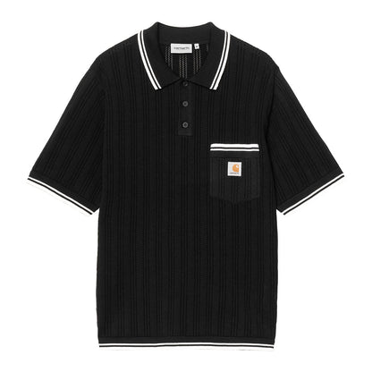 Carhartt WIP S/S RAMSEY POLO カーハートワークインプログレス ショートスリーブラムジーポロ I036168【メンズ コットンニット 軽量ニット アジュール編み ニットポロ 26SS】