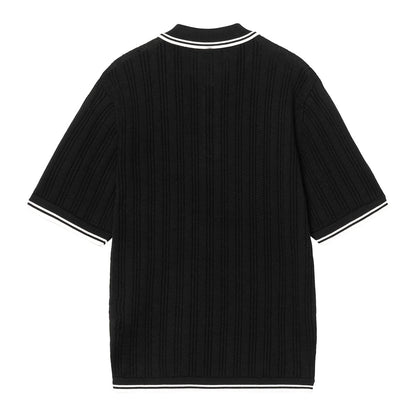 Carhartt WIP S/S RAMSEY POLO カーハートワークインプログレス ショートスリーブラムジーポロ I036168【メンズ コットンニット 軽量ニット アジュール編み ニットポロ 26SS】