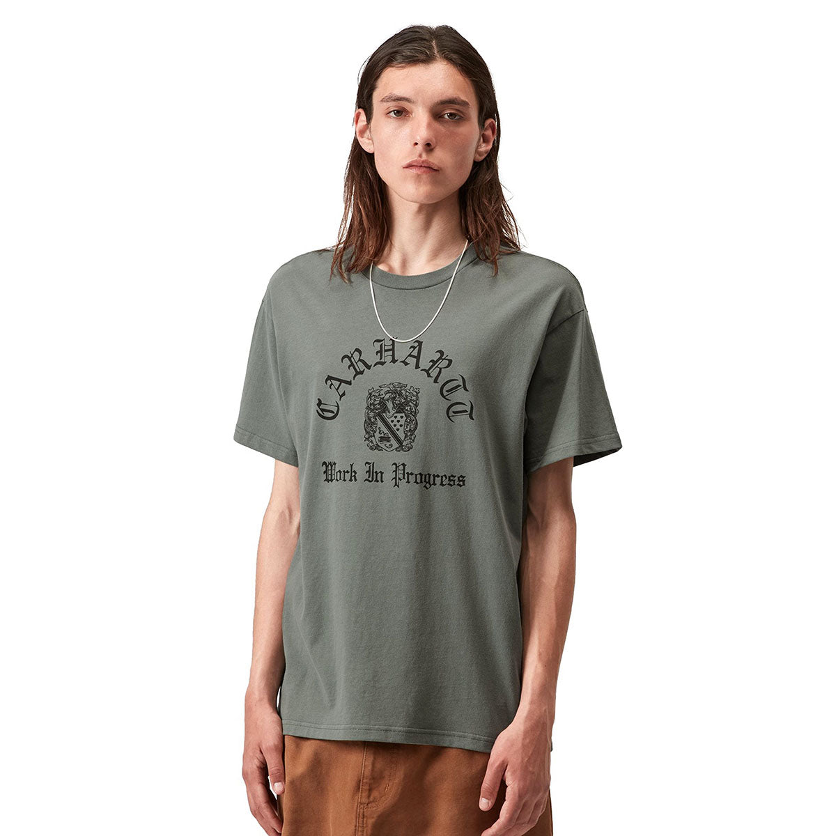 Carhartt WIP S/S COAT OF ARMS T-SHIRT カーハートワークインプログレス ショートスリーブ コート オブ アームズ Tシャツ I036195【メンズ 半袖 ルーズフィット コットンジャージー グラフィックプリント 26SS】