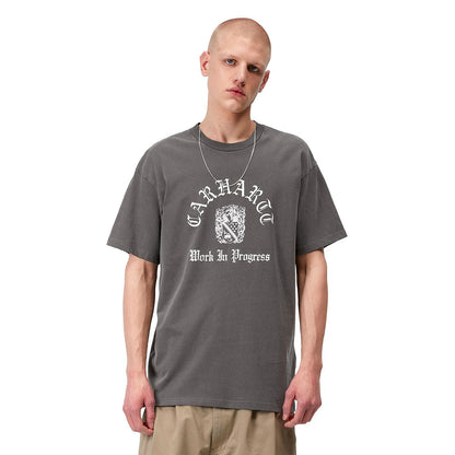 Carhartt WIP S/S COAT OF ARMS T-SHIRT カーハートワークインプログレス ショートスリーブ コート オブ アームズ Tシャツ I036195【メンズ 半袖 ルーズフィット コットンジャージー グラフィックプリント 26SS】