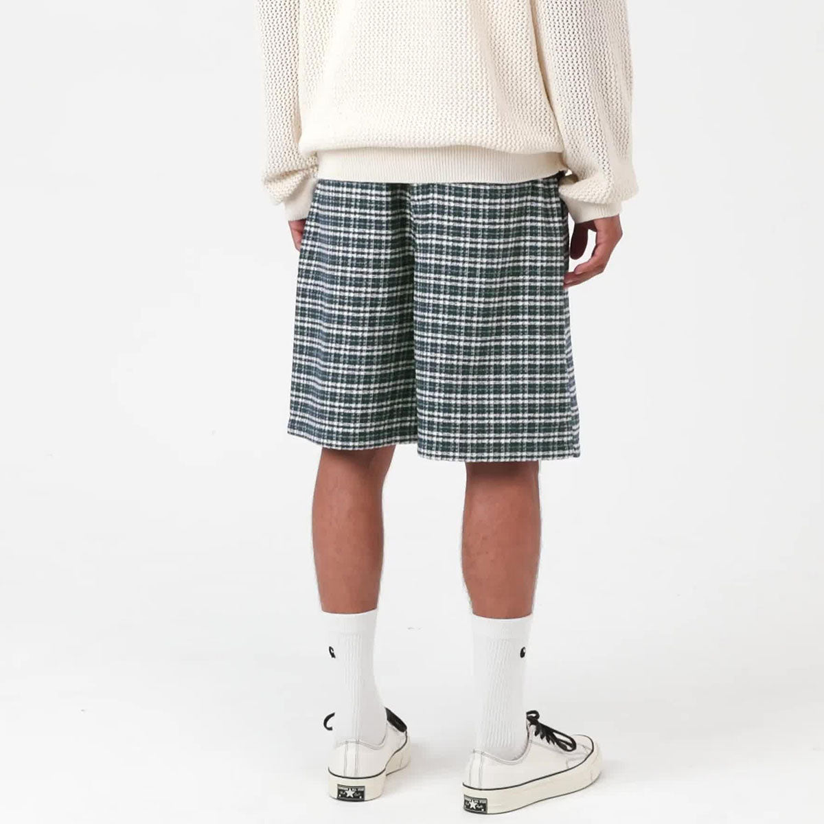 Carhartt WIP KANDER SHORT カーハートワークインプログレス カンダーショーツ I036196【メンズ ワッフル生地 コットンショーツ ルーズフィット ウエストゴム 26SS】