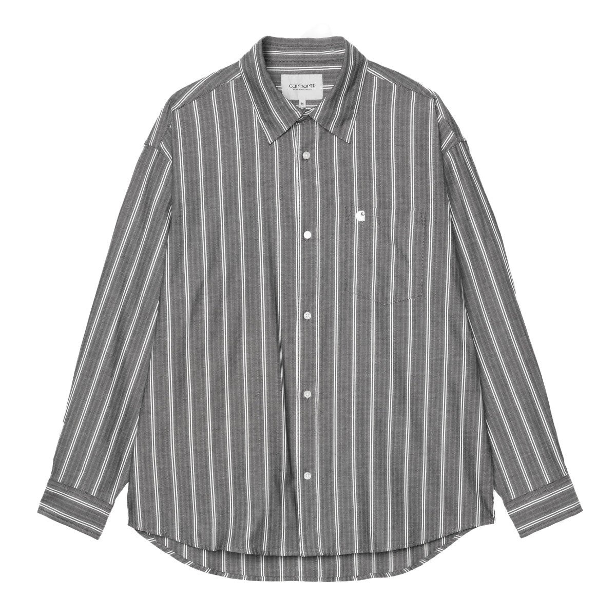 Carhartt WIP BEALE STRIPE SHIRT カーハートワークインプログレス ビール ストライプ シャツ I036201【メンズ コットン素材 ストライプ柄 長袖 ルーズフィット 26SS】