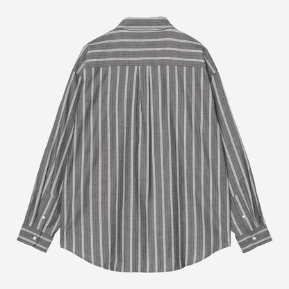 Carhartt WIP BEALE STRIPE SHIRT カーハートワークインプログレス ビール ストライプ シャツ I036201【メンズ コットン素材 ストライプ柄 長袖 ルーズフィット 26SS】