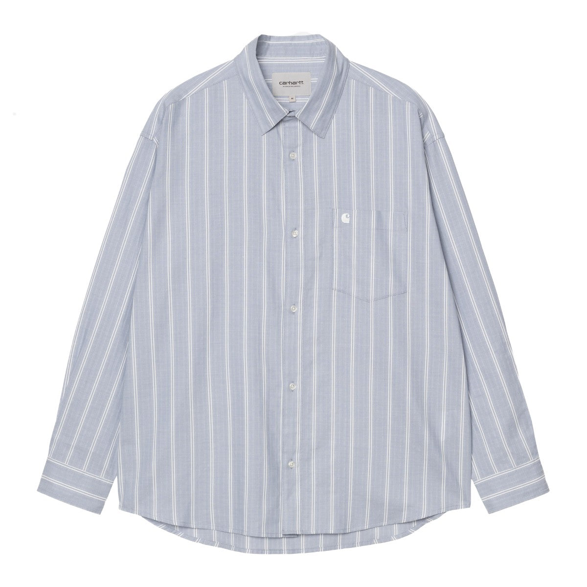 Carhartt WIP BEALE STRIPE SHIRT カーハートワークインプログレス ビール ストライプ シャツ I036201【メンズ コットン素材 ストライプ柄 長袖 ルーズフィット 26SS】