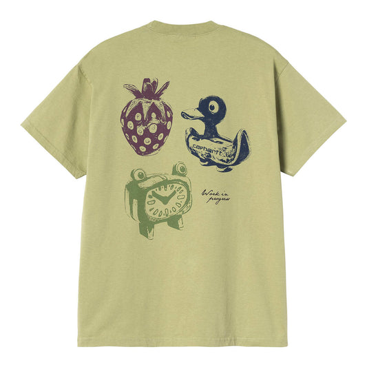 Carhartt WIP S/S FORMA T-SHIRT カーハートワークインプログレス ショートスリーブ フォーマ Tシャツ I036254【メンズ ルーズフィット オーガニックコットン グラフィックプリント 26SS】