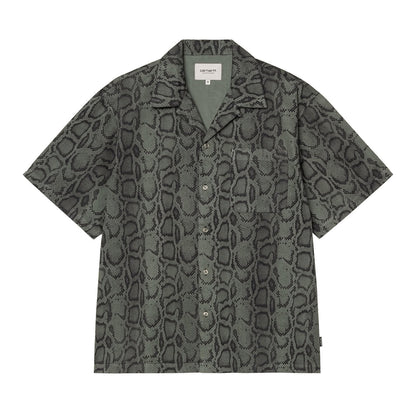 Carhartt WIP SNAKE CAMO SHIRT カーハートワークインプログレス スネークカモシャツ I036275【メンズ ルーズフィット カジュアル シャツ メンズ 春夏 長袖 軽量 26SS】