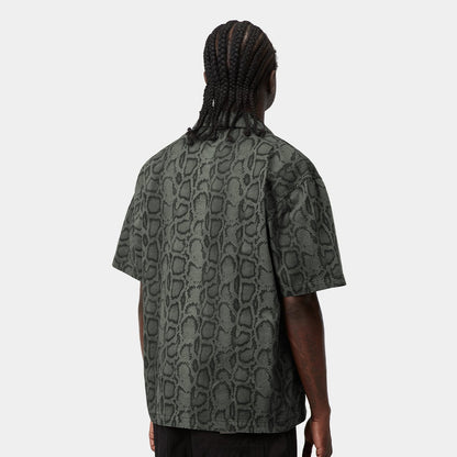 Carhartt WIP SNAKE CAMO SHIRT カーハートワークインプログレス スネークカモシャツ I036275【メンズ ルーズフィット カジュアル シャツ メンズ 春夏 長袖 軽量 26SS】