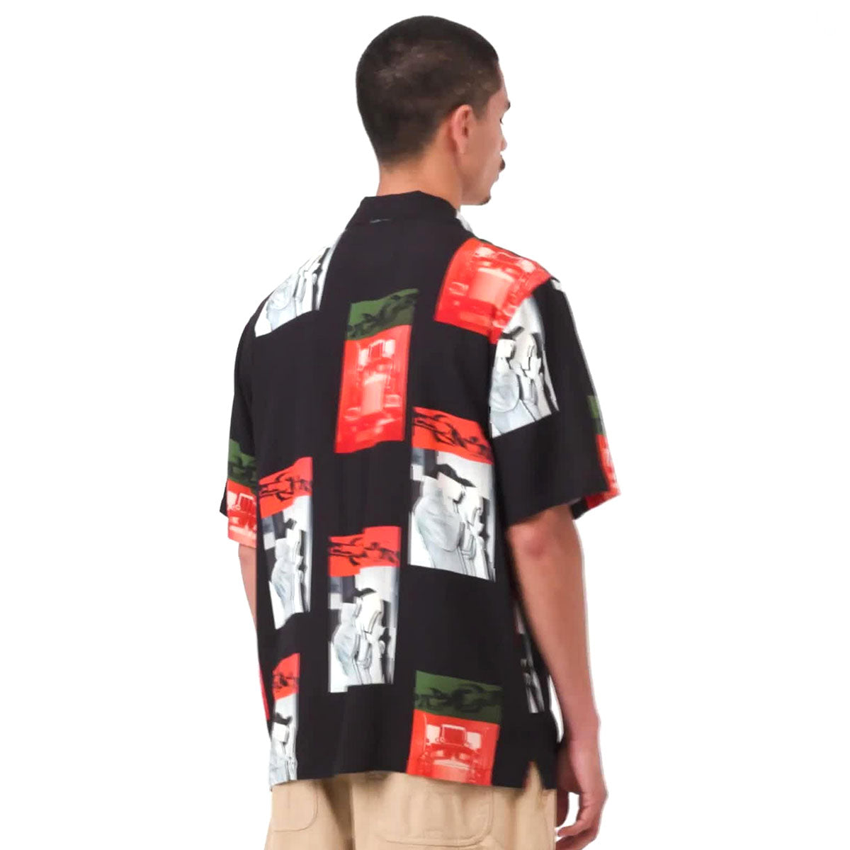 Carhartt WIP S/S SEAN HAMILTON SHIRT カーハートワークインプログレス ショートスリーブ ショーン ハミルトン シャツ I036290【メンズ 半袖シャツ 開襟シャツ ルーズフィットシャツ 総柄シャツ 26SS】