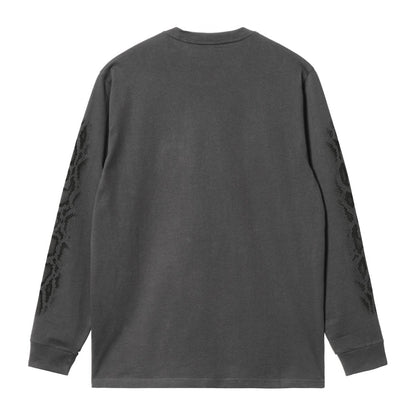 Carhartt WIP Long Sleeve Camo Snake T-Shirt カーハートワークインプログレス 長袖カモスネークTシャツ I036387【メンズ グラフィック アニマル柄 26SS】