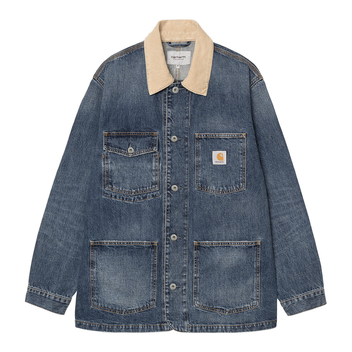 Carhartt WIP WARREN CHORE COAT カーハートワークインプログレス ウォーレンチョアコート I036592【メンズ チョアコート ワークジャケット デニム メンズ カジュアル 26SS】