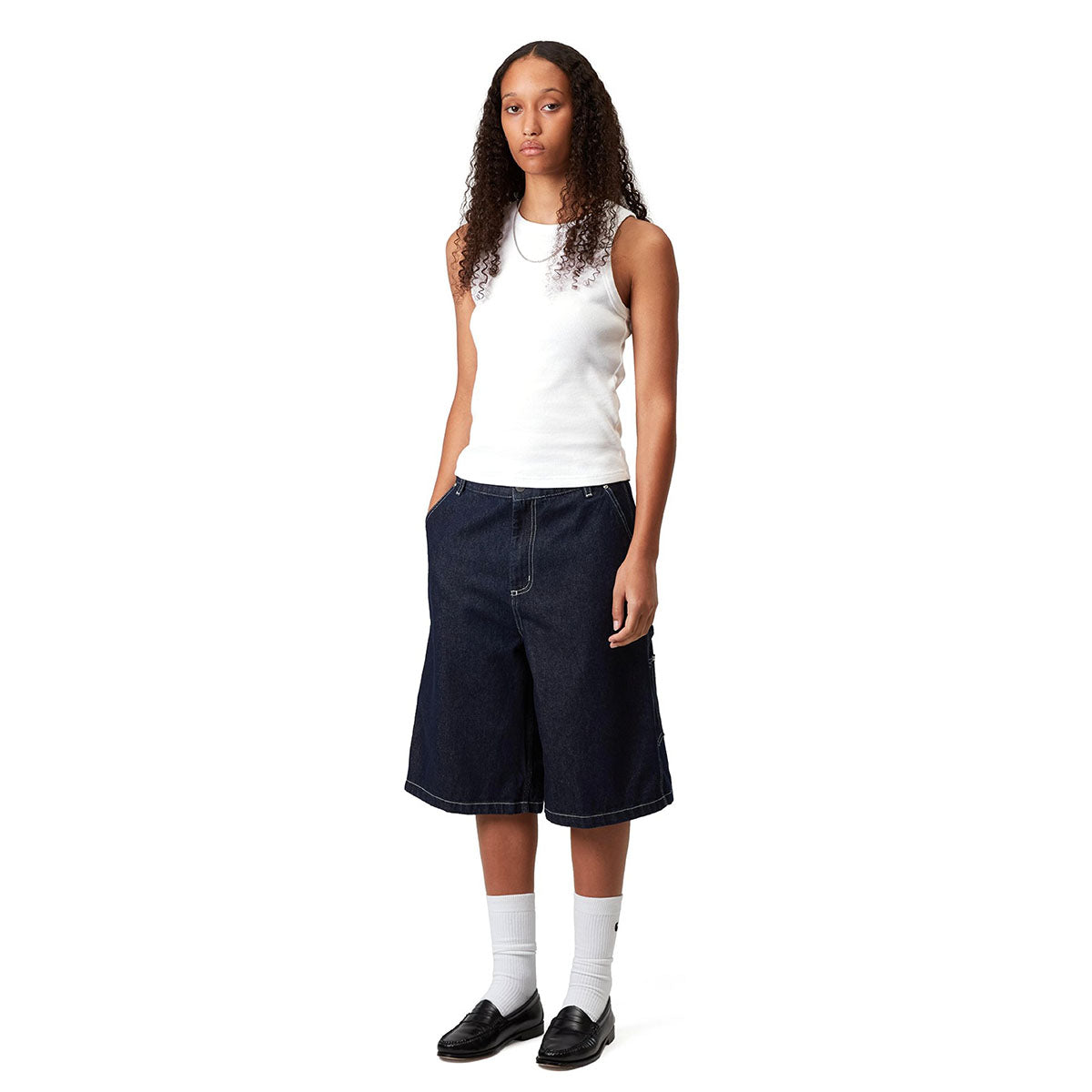 Carhartt WIP WOMEN'S PHILIPS A-SHIRT カーハートワークインプログレス ウィメンズフィリップスAシャツ I034624【レディース リブニット ストレッチコットン タンクトップ レーサーバック 26SS】