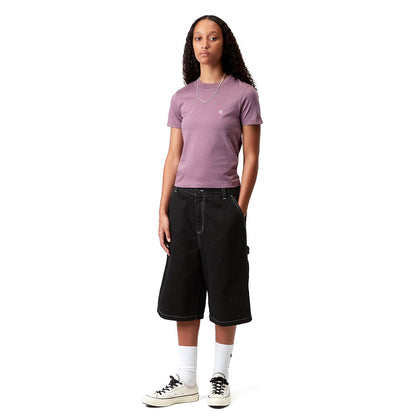 Carhartt WIP WOMEN'S S/S LUCA T-SHIRT カーハートワークインプログレス ウィメンズショートスリーブルカTシャツ I036365【レディース オーガニックコットン ジャージーTシャツ スリムフィット レディースTシャツ 26SS】