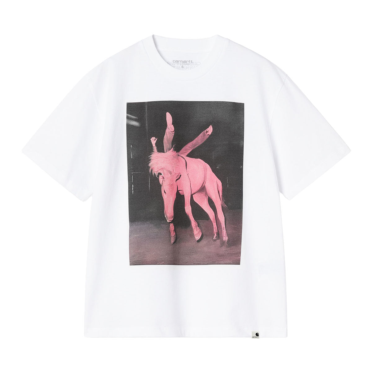 Carhartt WIP WOMEN'S S/S SEAN HAMILTON T-SHIRT カーハートワークインプログレス ウィメンズ ショートスリーブ ショーン ハミルトン Tシャツ I036393【レディース 半袖Tシャツ クルーネック ルーズフィット オーガニックコットン プリントTシャツ 26SS】