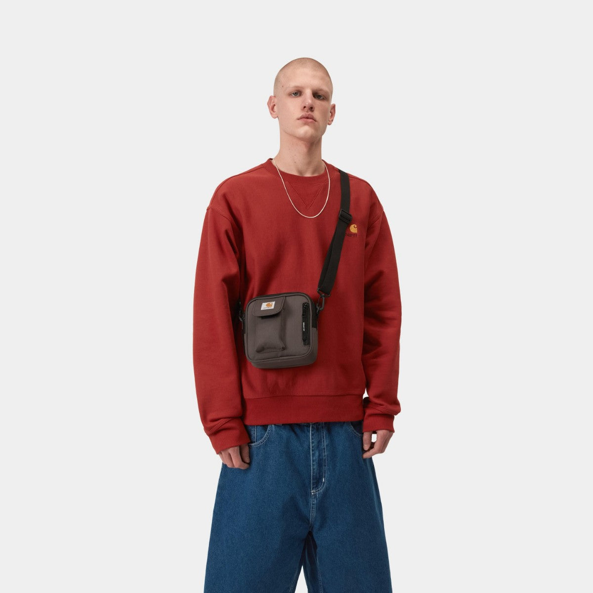 Carhartt WIP ESSENTIALS BAG カーハートワークインプログレス エッセンシャルズ バッグ I031470【メンズ 耐久性 撥水性 裏地付き 調節可能ショルダーストラップ 26SS】