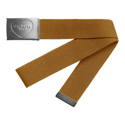 Carhartt WIP HEART CLIP BELT カーハートワークインプログレス ハートクリップベルト I034631【メンズ ベルト メンズ カジュアルベルト キャンバスベルト 26SS】