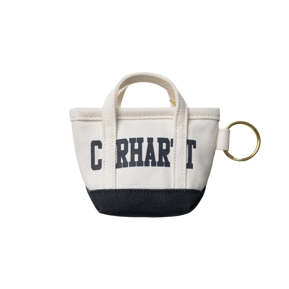 Carhartt WIP MINI TOTE BAG KEYCHAIN カーハートワークインプログレス ミニトートバッグキーホルダー I036418【メンズ キーホルダー ミニポーチ 小物入れ キャンバス素材 26SS】