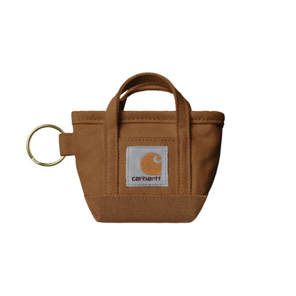 Carhartt WIP MINI TOTE BAG KEYCHAIN カーハートワークインプログレス ミニトートバッグキーホルダー I036418【メンズ キーホルダー ミニポーチ 小物入れ キャンバス素材 26SS】