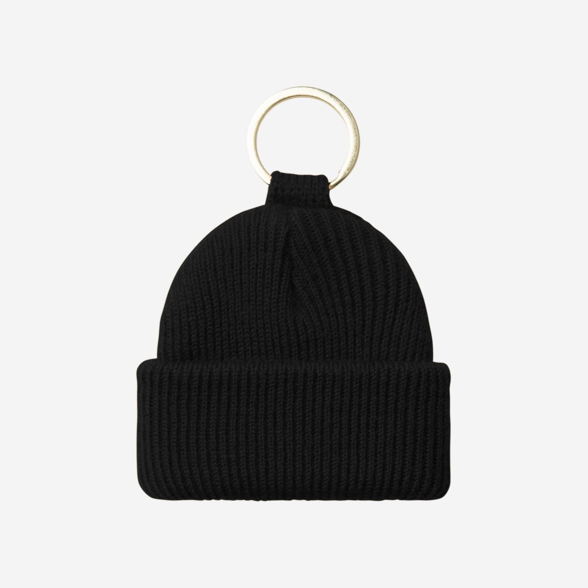 Carhartt WIP MINI WATCH HAT KEYCHAIN カーハートワークインプログレス ミニ ウォッチ ハット キーチェーン I036420【メンズ キーホルダー リブ編み生地 26SS】