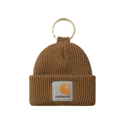 Carhartt WIP MINI WATCH HAT KEYCHAIN カーハートワークインプログレス ミニ ウォッチ ハット キーチェーン I036420【メンズ キーホルダー リブ編み生地 26SS】