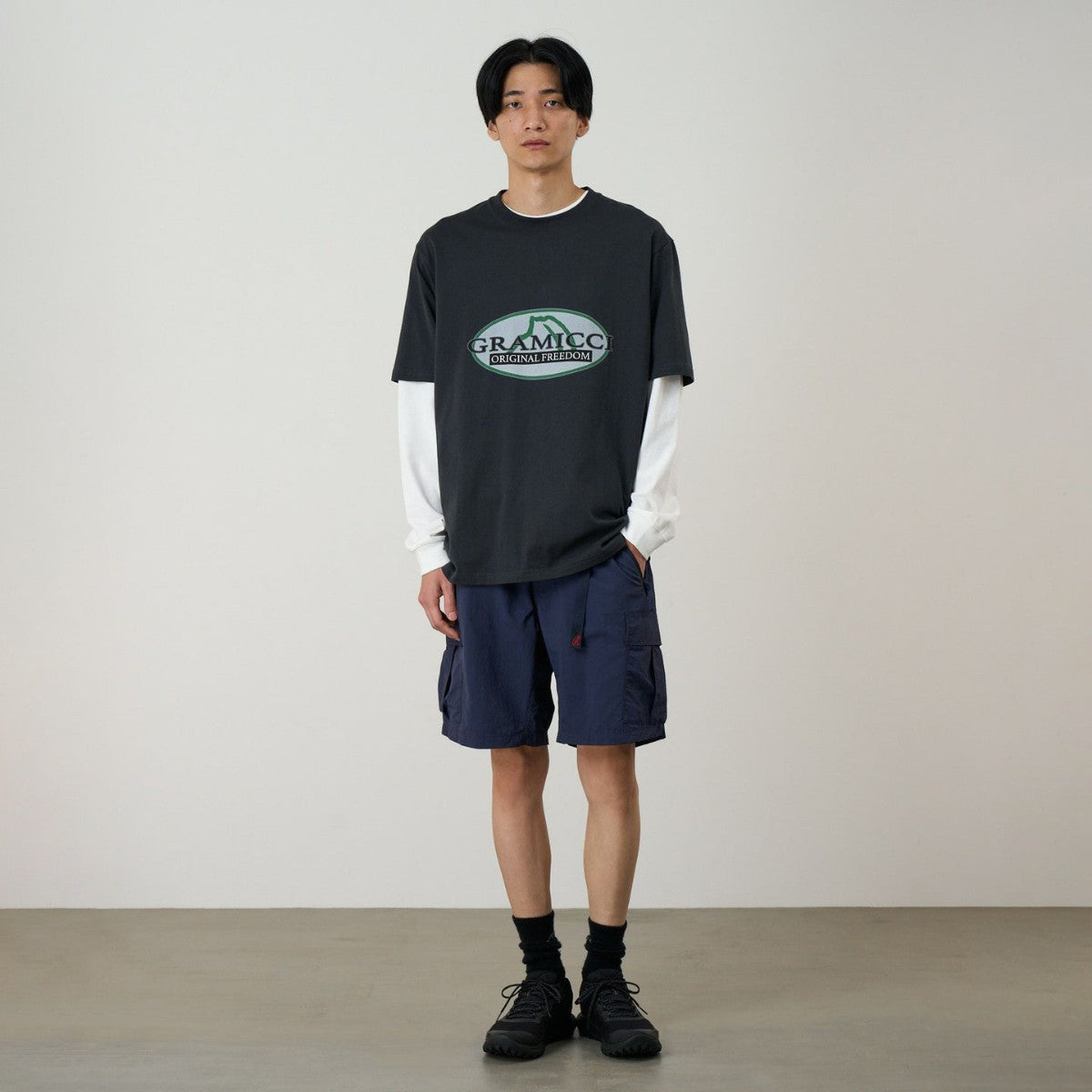 Gramicci NYLON EXPLORER CARGO SHORT グラミチ ナイロン エクスプローラー カーゴショーツ G5SM-P094【メンズ ナイロン素材 防水 UVカット 26SS】