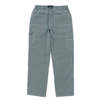 Gramicci OVERDYED HICKORY WORK PANT グラミチ オーバーダイヒッコリーワークパンツ G6SM-P010【メンズ ワークパンツ ストライプ 製品染め 26SS】