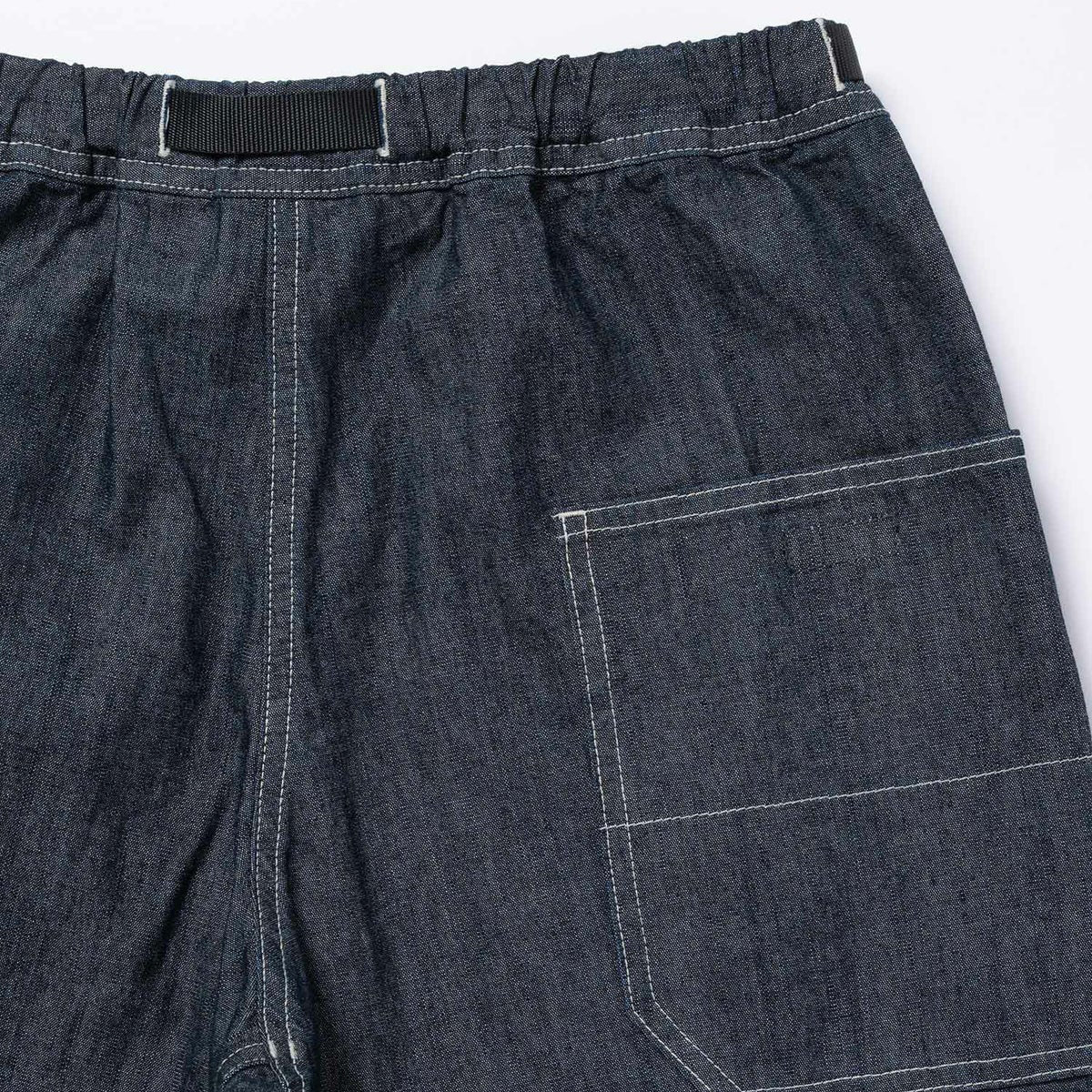 Gramicci JAPANESE CHAMBRAY ROCK SLIDE PANT グラミチ ジャパニーズシャンブレーロックスライドパンツ G6SM-P014【メンズ コットン素材 パッチポケット 26SS】