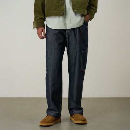 Gramicci JAPANESE CHAMBRAY ROCK SLIDE PANT グラミチ ジャパニーズシャンブレーロックスライドパンツ G6SM-P014【メンズ コットン素材 パッチポケット 26SS】