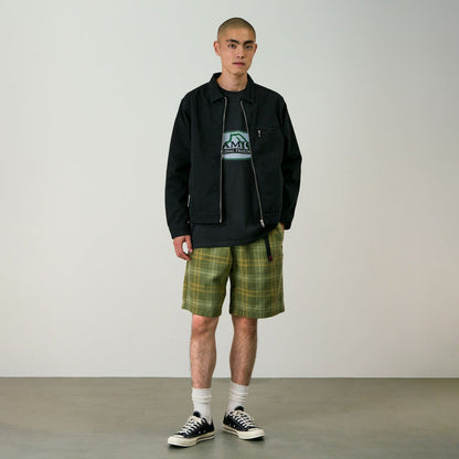 Gramicci HEMP G-SHORT PLAID グラミチ ヘンプ Gショーツ プレイド G6SM-P017【メンズ チェック柄 ハーフパンツ 26SS】