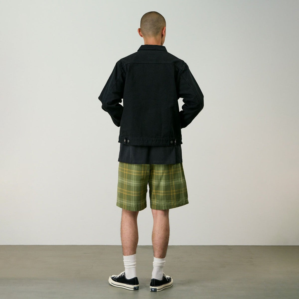 Gramicci HEMP G-SHORT PLAID グラミチ ヘンプ Gショーツ プレイド G6SM-P017【メンズ チェック柄 ハーフパンツ 26SS】