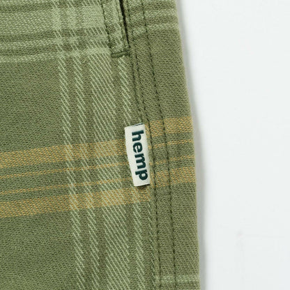 Gramicci HEMP G-SHORT PLAID グラミチ ヘンプ Gショーツ プレイド G6SM-P017【メンズ チェック柄 ハーフパンツ 26SS】