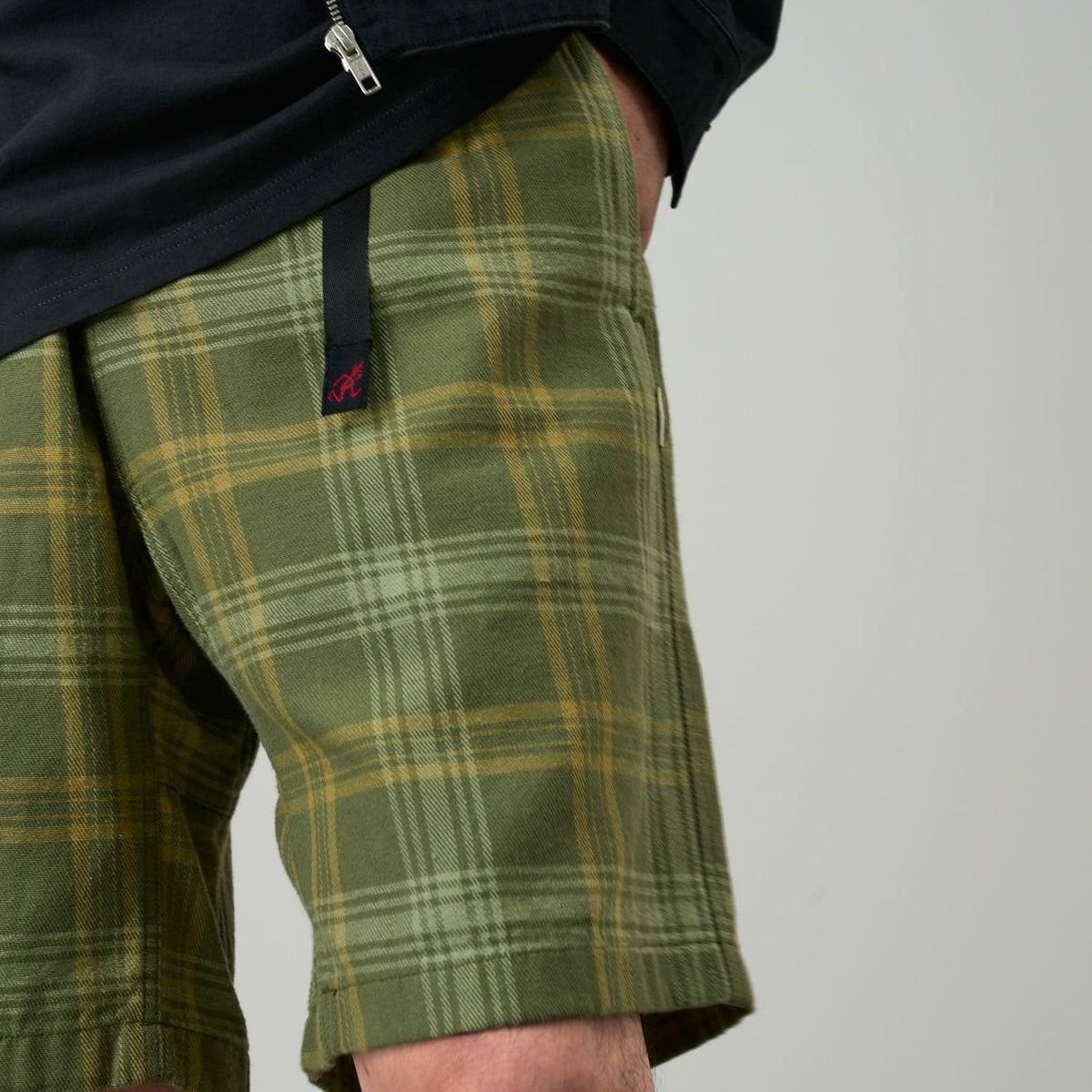 Gramicci HEMP G-SHORT PLAID グラミチ ヘンプ Gショーツ プレイド G6SM-P017【メンズ チェック柄 ハーフパンツ 26SS】