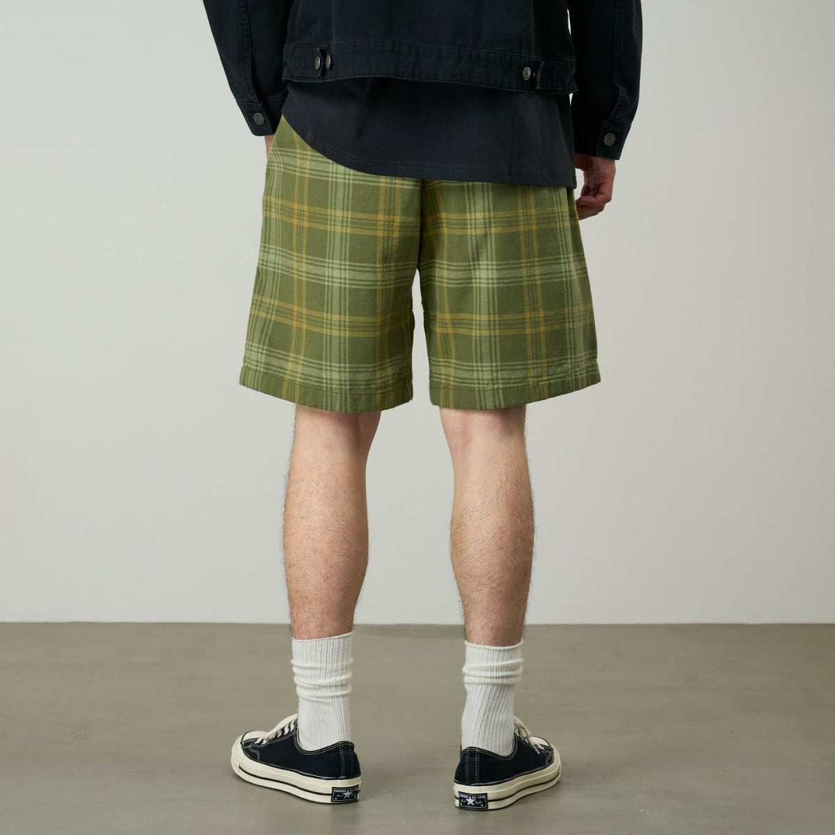 Gramicci HEMP G-SHORT PLAID グラミチ ヘンプ Gショーツ プレイド G6SM-P017【メンズ チェック柄 ハーフパンツ 26SS】