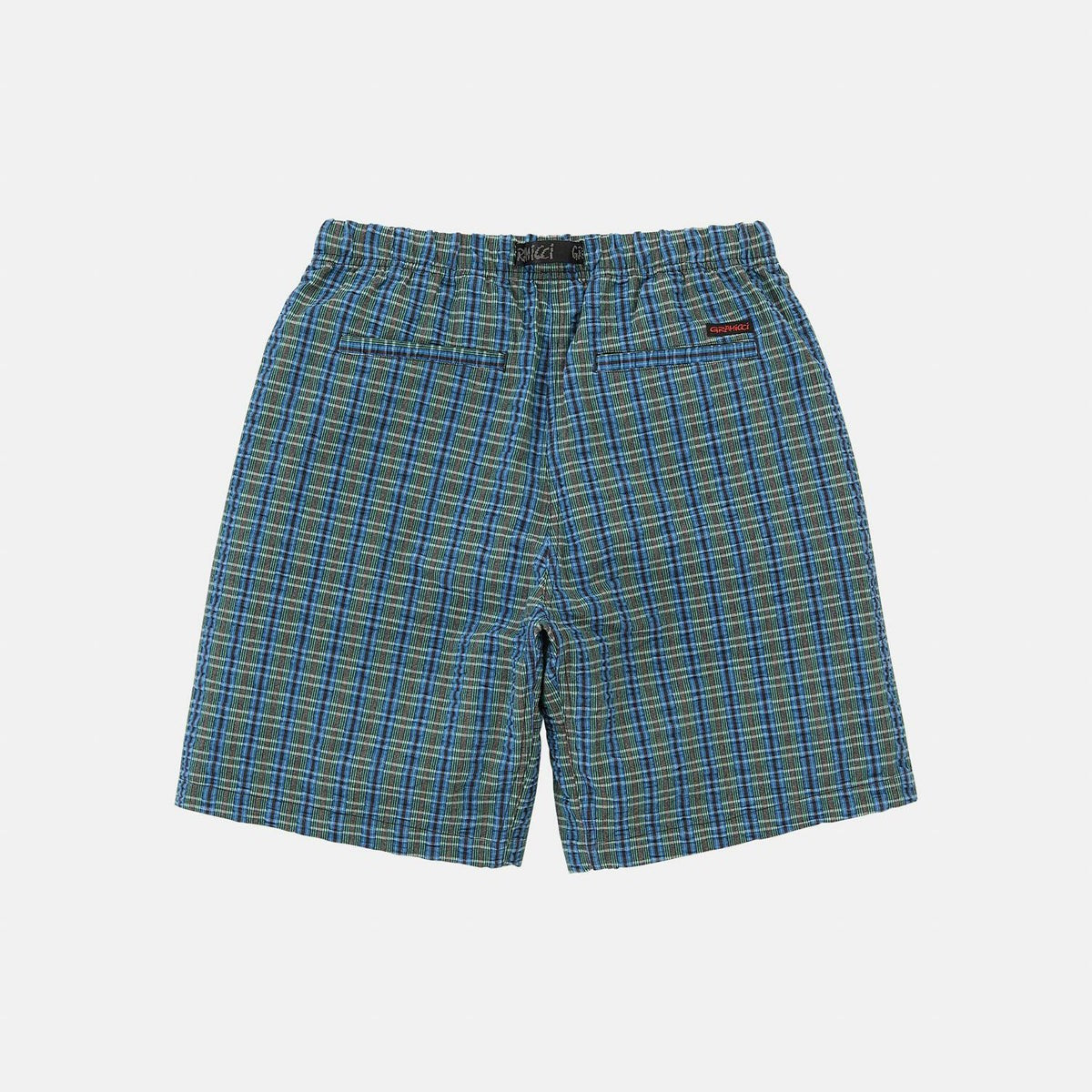 Gramicci O.G. G-SHORT SEERSUCKER PLAID グラミチ O.G. Gショーツ シアサッカー プレイド G6SM-P022【メンズ チェック柄 ハーフパンツ 26SS】