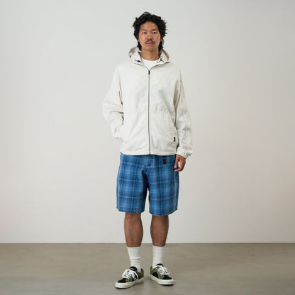 Gramicci LAGOON SHORT DENIM PLAID グラミチ ラグーン ショーツ デニム プレイド G6SM-P023【メンズ チェック柄 ハーフパンツ 26SS】