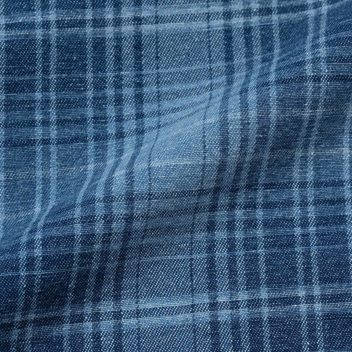 Gramicci LAGOON SHORT DENIM PLAID グラミチ ラグーン ショーツ デニム プレイド G6SM-P023【メンズ チェック柄 ハーフパンツ 26SS】