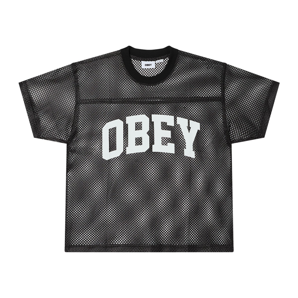 OBEY COLLEGIATE PRACTICE JERSEY オベイ コレジエイト プラクティス ジャージー 131080375【メンズ スクリーンプリント メッシュ素材 26SS】