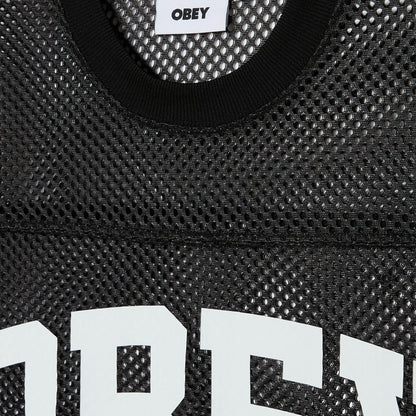 OBEY COLLEGIATE PRACTICE JERSEY オベイ コレジエイト プラクティス ジャージー 131080375【メンズ スクリーンプリント メッシュ素材 26SS】