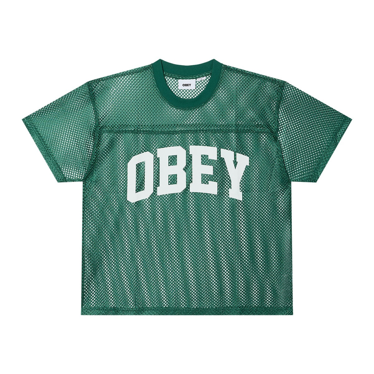 OBEY COLLEGIATE PRACTICE JERSEY オベイ コレジエイト プラクティス ジャージー 131080375【メンズ スクリーンプリント メッシュ素材 26SS】