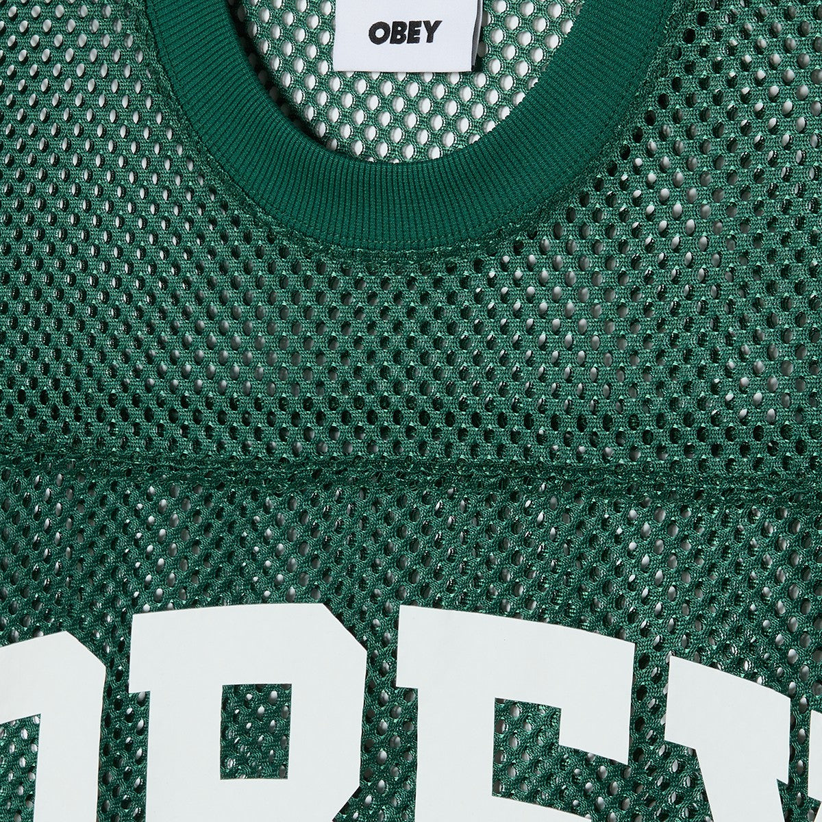 OBEY COLLEGIATE PRACTICE JERSEY オベイ コレジエイト プラクティス ジャージー 131080375【メンズ スクリーンプリント メッシュ素材 26SS】