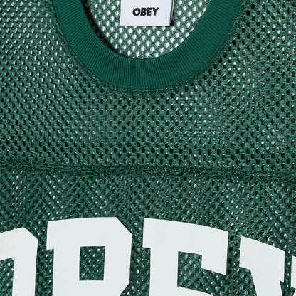 OBEY COLLEGIATE PRACTICE JERSEY オベイ コレジエイト プラクティス ジャージー 131080375【メンズ スクリーンプリント メッシュ素材 26SS】