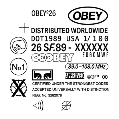 OBEY OBEY CODE オベイ オベイ コード 167924337【メンズ コットン素材 グラフィック 半袖 26SS】