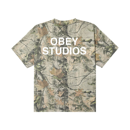 OBEY PIT HEAVYWEIGHT T-SHIRT オベイ ピット ヘビーウェイト Tシャツ 168024363【メンズ コットン100％ グラフィック 半袖 26SS】