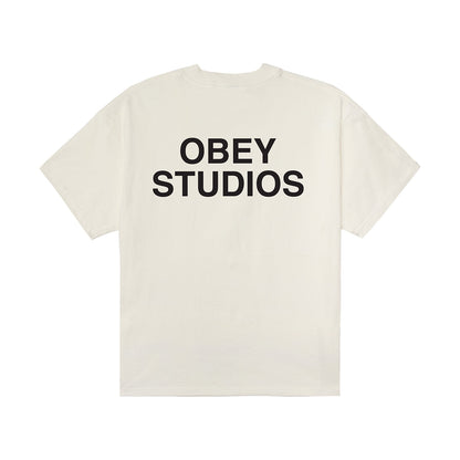 OBEY PIT HEAVYWEIGHT T-SHIRT オベイ ピット ヘビーウェイト Tシャツ 168024363【メンズ コットン100％ グラフィック 半袖 26SS】