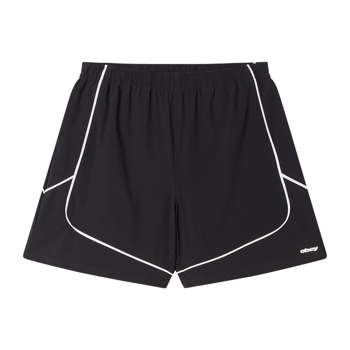 OBEY CORNER SHORT オベイ コーナー ショーツ 172120132【メンズ ナイロン素材 ドローコード リラックス 26SS】