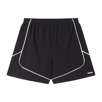 OBEY CORNER SHORT オベイ コーナー ショーツ 172120132【メンズ ナイロン素材 ドローコード リラックス 26SS】