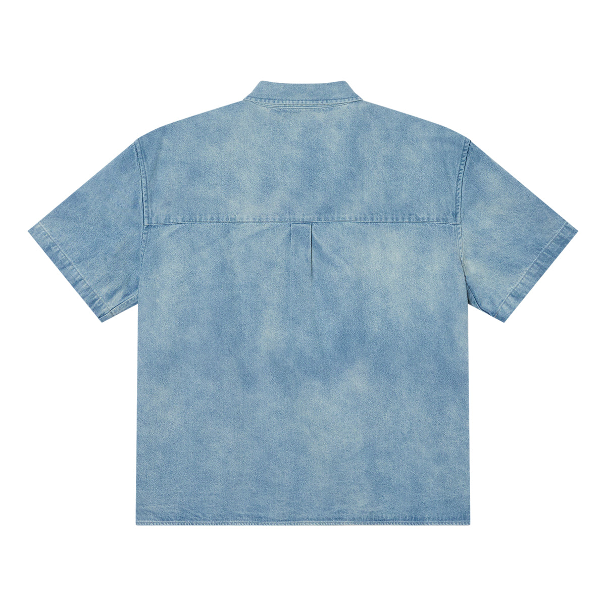 OBEY OWENS DENIM SS SHIRT オベイ オーウェンズ デニム ショートスリーブ シャツ 181210451【メンズ コットン100％ リラックスシャツ 半袖 26SS】